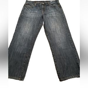 LUCKY BRAND MENS BLUE DENIM BOOTCUT JEANS MENS SZ 36X30